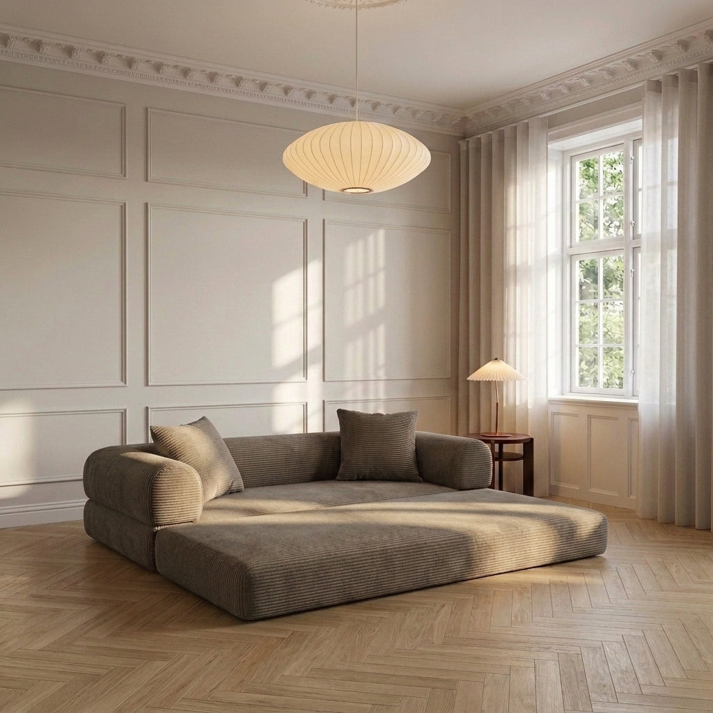 milo sofa - mushroom